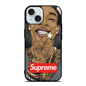WIZ KHALIIFA X SUPREME iPhone 15 Case Cover WIZ KHALIIFA X SUPREME iPhone 15 Case Cover