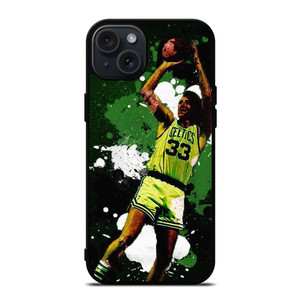 LARRY BIRD BOSTON CELTICS ART iPhone 15 Plus Case