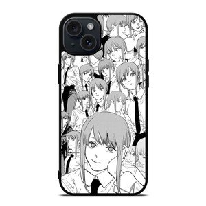 MAKIMA CHAINSAW MAN COLLAGE iPhone 15 Plus Case