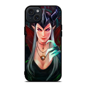 MALEFICENT DISNEY CARTOON ART iPhone 15 Plus Case