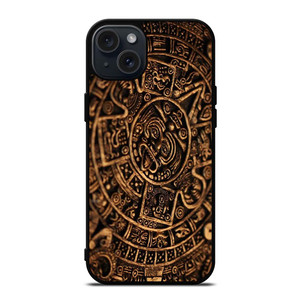 MAYAN CALENDAR iPhone 15 Plus Case MAYAN CALENDAR iPhone 15 Plus Case