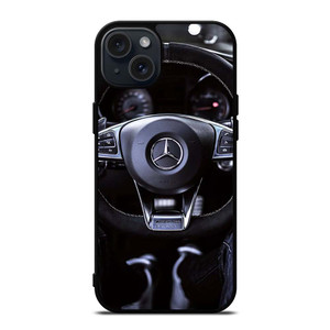 MERCEDES BENZ STEERING WHEEL iPhone 15 Plus Case MERCEDES BENZ STEERING WHEEL iPhone 15 Plus Case