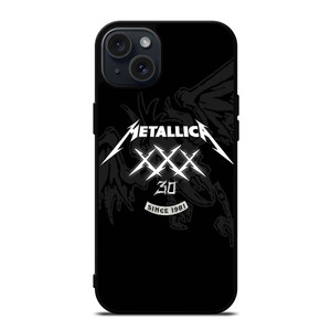 METALLICA ROCK BAND LOGO iPhone 15 Plus Case METALLICA ROCK BAND LOGO iPhone 15 Plus Case