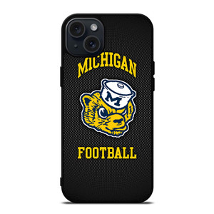 MICHIGAN WOLVERINES FOOTBALL MASCOT iPhone 15 Plus Case
