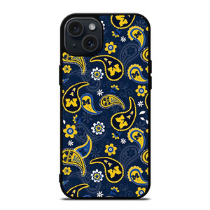 MICHIGAN WOLVERINES PATTERN iPhone 15 Plus Case MICHIGAN WOLVERINES PATTERN iPhone 15 Plus Case
