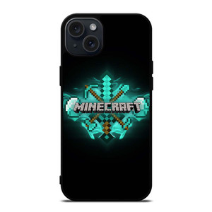 MINECRAFT DIAMOND SWORD iPhone 15 Plus Case