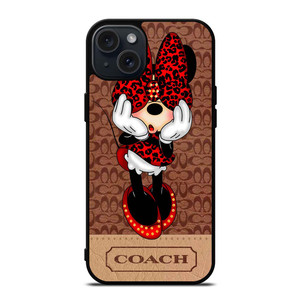 MINNIE MOUSE COACH iPhone 15 Plus Case