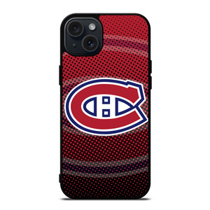 MONTREAL CANADIENS HALFTONE LOGO iPhone 15 Plus Case
