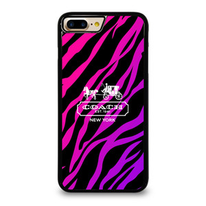 COACH NEW YORK BLACK VIOLET iPhone 7 Plus Case COACH NEW YORK BLACK VIOLET iPhone 7 Plus Case