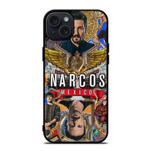 NARCOS MEXICO MOVIE POSTER ART iPhone 15 Plus Case NARCOS MEXICO MOVIE POSTER ART iPhone 15 Plus Case