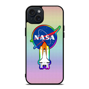 NASA COLOR FULL LOGO iPhone 15 Plus Case NASA COLOR FULL LOGO iPhone 15 Plus Case