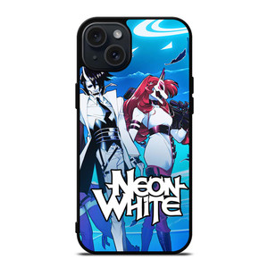 NEON WHITE GAMES iPhone 15 Plus Case NEON WHITE GAMES iPhone 15 Plus Case