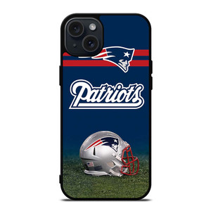 NEW ENGLAND PATRIOTS HELMET LOGO iPhone 15 Plus Case