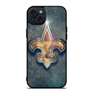 NEW ORLEANS SAINTS GLOW iPhone 15 Plus Case NEW ORLEANS SAINTS GLOW iPhone 15 Plus Case