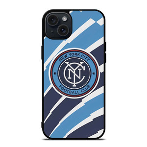 NEW YORK CITY FC STRIPS iPhone 15 Plus Case NEW YORK CITY FC STRIPS iPhone 15 Plus Case