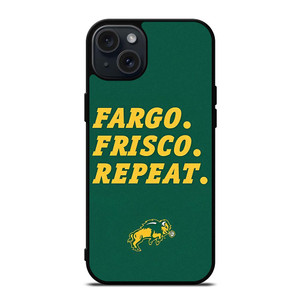 NORTH DAKOTA BISON PRIDE FOOTBALL NDSU iPhone 15 Plus Case NORTH DAKOTA BISON PRIDE FOOTBALL NDSU iPhone 15 Plus Case