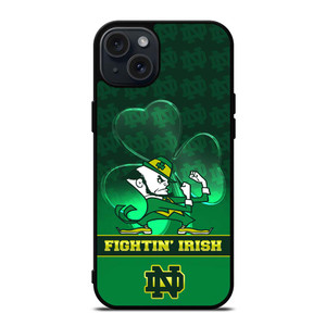 NOTRE DAME FIGHTING IRISH MASCOT iPhone 15 Plus Case NOTRE DAME FIGHTING IRISH MASCOT iPhone 15 Plus Case