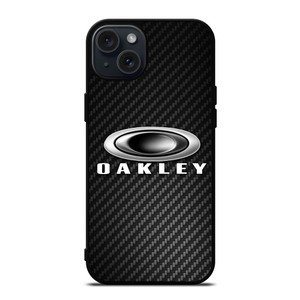 OAKLEY CARBON LOGO iPhone 15 Plus Case OAKLEY CARBON LOGO iPhone 15 Plus Case