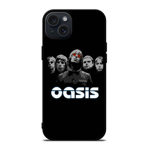 OASIS BAND LOGO iPhone 15 Plus Case OASIS BAND LOGO iPhone 15 Plus Case