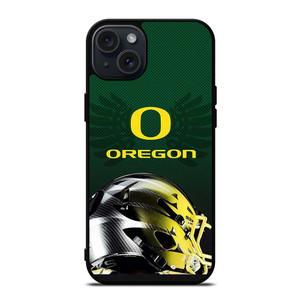 OREGON DUCKS FOOTBAL HELMET iPhone 15 Plus Case OREGON DUCKS FOOTBAL HELMET iPhone 15 Plus Case