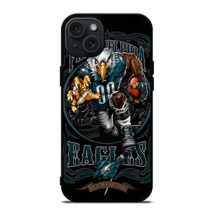 PHILADELPHIA EAGLES WALL iPhone 15 Plus Case PHILADELPHIA EAGLES WALL iPhone 15 Plus Case