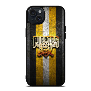 PITTSBURGH PIRATES GOLDEN LOGO iPhone 15 Plus Case PITTSBURGH PIRATES GOLDEN LOGO iPhone 15 Plus Case
