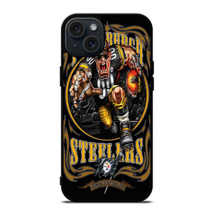 PITTSBURGH STEELERS FOOTBALL iPhone 15 Plus Case PITTSBURGH STEELERS FOOTBALL iPhone 15 Plus Case