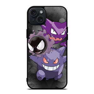 POKEMON GASTLY CARTOON iPhone 15 Plus Case POKEMON GASTLY CARTOON iPhone 15 Plus Case