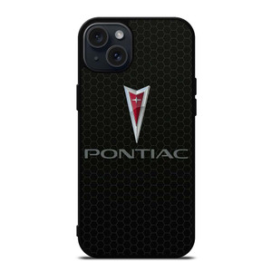 PONTIAC AUTOMOBILE LOGO METAL iPhone 15 Plus Case PONTIAC AUTOMOBILE LOGO METAL iPhone 15 Plus Case