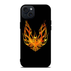 PONTIAC TRANS AM FIREBIRD FIRE LOGO iPhone 15 Plus Case PONTIAC TRANS AM FIREBIRD FIRE LOGO iPhone 15 Plus Case