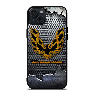 PONTIAC TRANS AM FIREBIRD METAL LOGO 2 iPhone 15 Plus Case