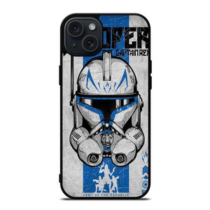 POSTER CLONE WARS STAR iPhone 15 Plus Case