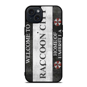 RACCOON CITY RESIDENT EVIL SIGN iPhone 15 Plus Case