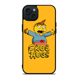 RALPH WIGGUM THE SIMPSONS FREE HUG iPhone 15 Plus Case RALPH WIGGUM THE SIMPSONS FREE HUG iPhone 15 Plus Case