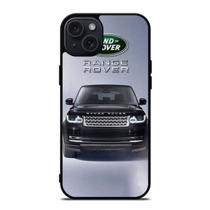 RANGE ROVER LAND ROVER BLACK CAR iPhone 15 Plus Case RANGE ROVER LAND ROVER BLACK CAR iPhone 15 Plus Case