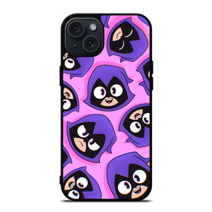 RAVEN TEEN TITANS GO PATTERN iPhone 15 Plus Case RAVEN TEEN TITANS GO PATTERN iPhone 15 Plus Case