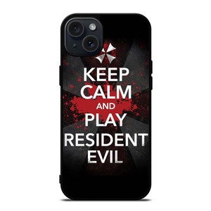 RESIDENT EVIL GAMES SAYING iPhone 15 Plus Case RESIDENT EVIL GAMES SAYING iPhone 15 Plus Case