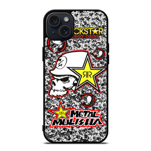 ROCKSTAR METAL MULISHA CAMO iPhone 15 Plus Case