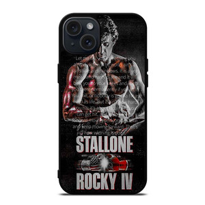 ROCKY BALBOA QUOTE 2 iPhone 15 Plus Case ROCKY BALBOA QUOTE 2 iPhone 15 Plus Case