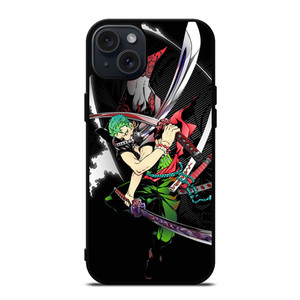 RORONOA ZORO ONE PIECE ANIME 3 iPhone 15 Plus Case RORONOA ZORO ONE PIECE ANIME 3 iPhone 15 Plus Case