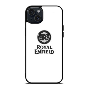 ROYAL ENFIELD WHITE LOGO iPhone 15 Plus Case ROYAL ENFIELD WHITE LOGO iPhone 15 Plus Case
