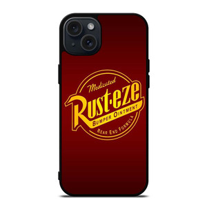 RUSTEZE LIGHTNING MCQUEEN CARS BADGE iPhone 15 Plus Case RUSTEZE LIGHTNING MCQUEEN CARS BADGE iPhone 15 Plus Case