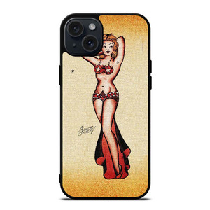 SAILOR JERRY BIKINI GIRL TATTOO iPhone 15 Plus Case SAILOR JERRY BIKINI GIRL TATTOO iPhone 15 Plus Case