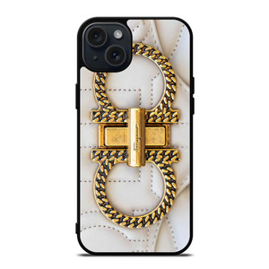SALVATORE FERRAGAMO EMBLEM iPhone 15 Plus Case SALVATORE FERRAGAMO EMBLEM iPhone 15 Plus Case
