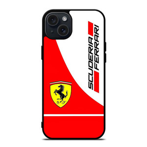 SCUDERIA FERRARI CAR iPhone 15 Plus Case SCUDERIA FERRARI CAR iPhone 15 Plus Case