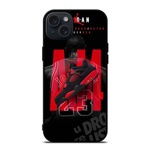 SHOES THUNDER RED JORDAN iPhone 15 Plus Case SHOES THUNDER RED JORDAN iPhone 15 Plus Case
