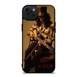 SLASH HUDSON GUNS N ROSES iPhone 15 Plus Case SLASH HUDSON GUNS N ROSES iPhone 15 Plus Case