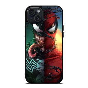 SPIDERMAN VENOM ART MARVEL iPhone 15 Plus Case