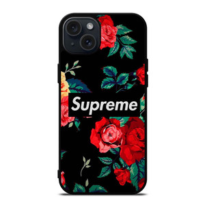 SUPREME FLOWER LOGO iPhone 15 Plus Case SUPREME FLOWER LOGO iPhone 15 Plus Case