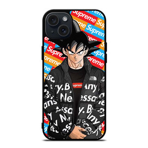 SUPREME GOKU THE NORT FACE iPhone 15 Plus Case SUPREME GOKU THE NORT FACE iPhone 15 Plus Case